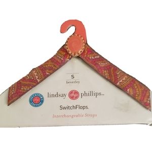 Lindsay Philips Coral pink mustard S interchangeable strap NWT